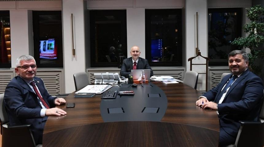 Giresun Belediye Başkanı Şenlikoğlu, projeler için Ankara’da