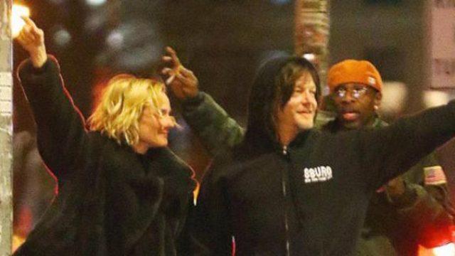Diane Kruger ve Norman Reedus fena yakalandı