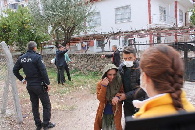 Aksaray da korku dolu anlar! Annesini dövüp, bıçakla rehin aldı 1