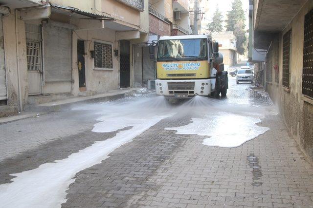 Haliliye’de hijyen çalışmaları