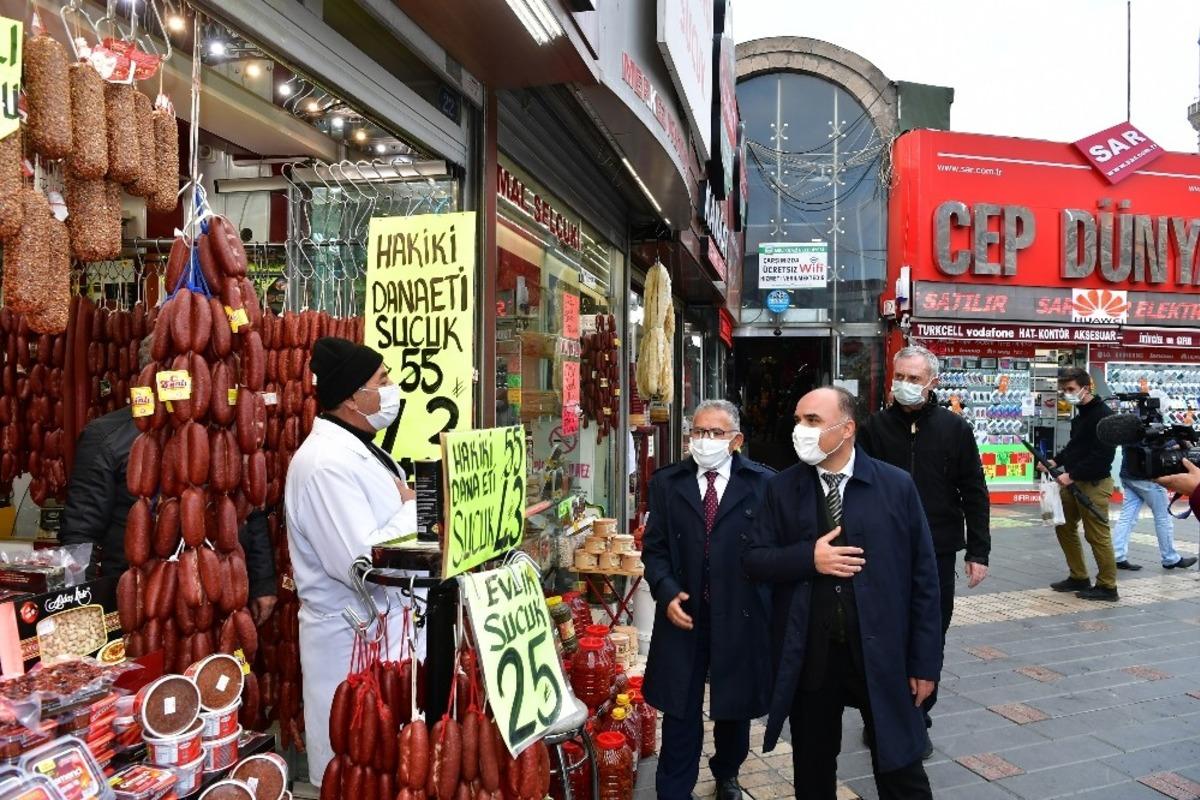 Vali G&uuml;naydın ile Başkan B&uuml;y&uuml;kkılı&ccedil;&rsquo;tan koronavir&uuml;s denetimi