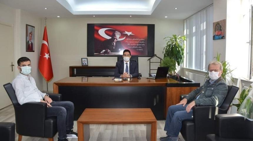 İl Sağlık M&uuml;d&uuml;r&uuml; Yemenici, Kaymakam Yıldırım&rsquo;ı ziyaret etti