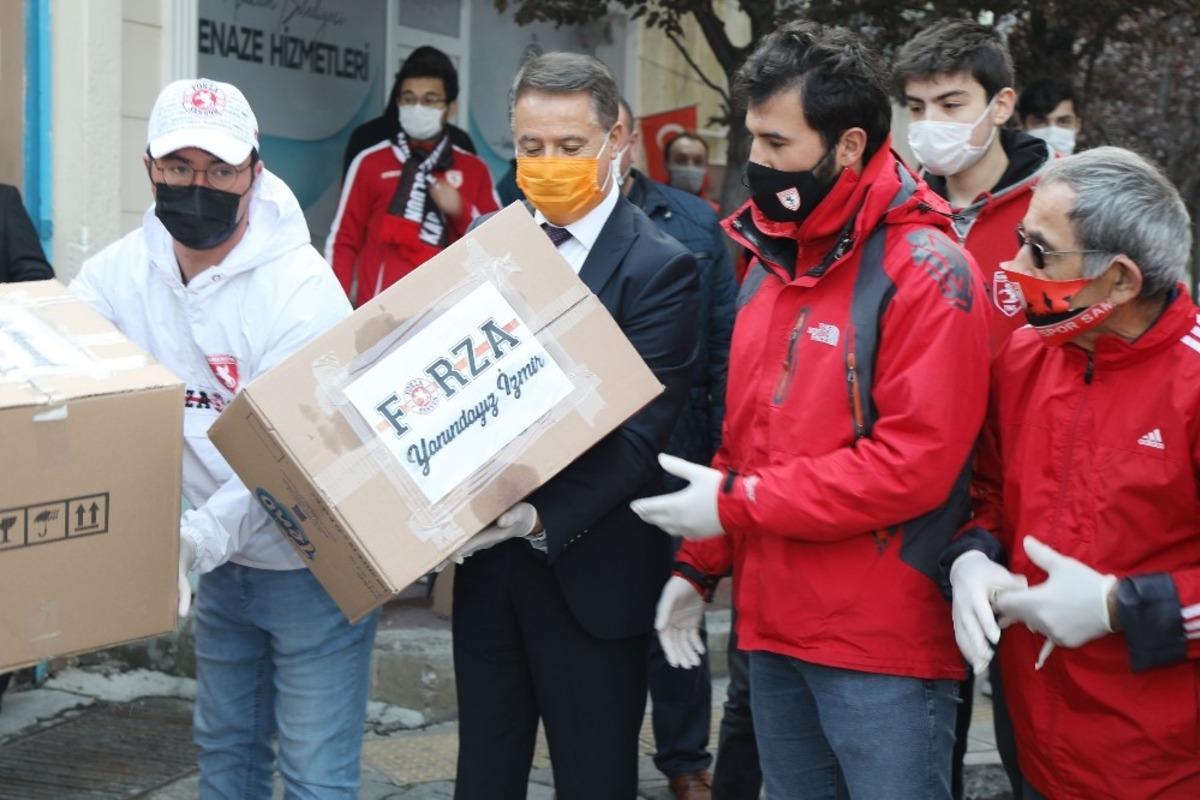 Samsun-İzmir arasında dayanışma k&ouml;pr&uuml;s&uuml;