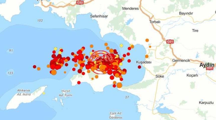 Son dakika: İzmir Seferihisar a&ccedil;ıklarında 3.8 b&uuml;y&uuml;kl&uuml;ğ&uuml;nde deprem