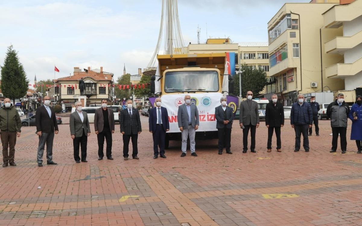 Tavşanlı&rsquo;dan İzmir&rsquo;e yardım tırı
