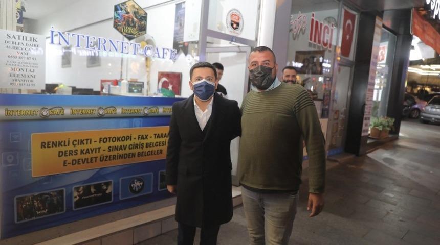 Başkan Arı, esnaf ziyaretlerinde bulundu