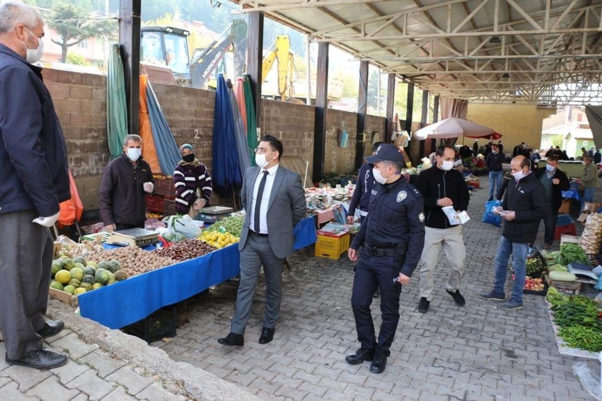 Şaphane pazarında &ouml;nlemler en &uuml;st seviyede