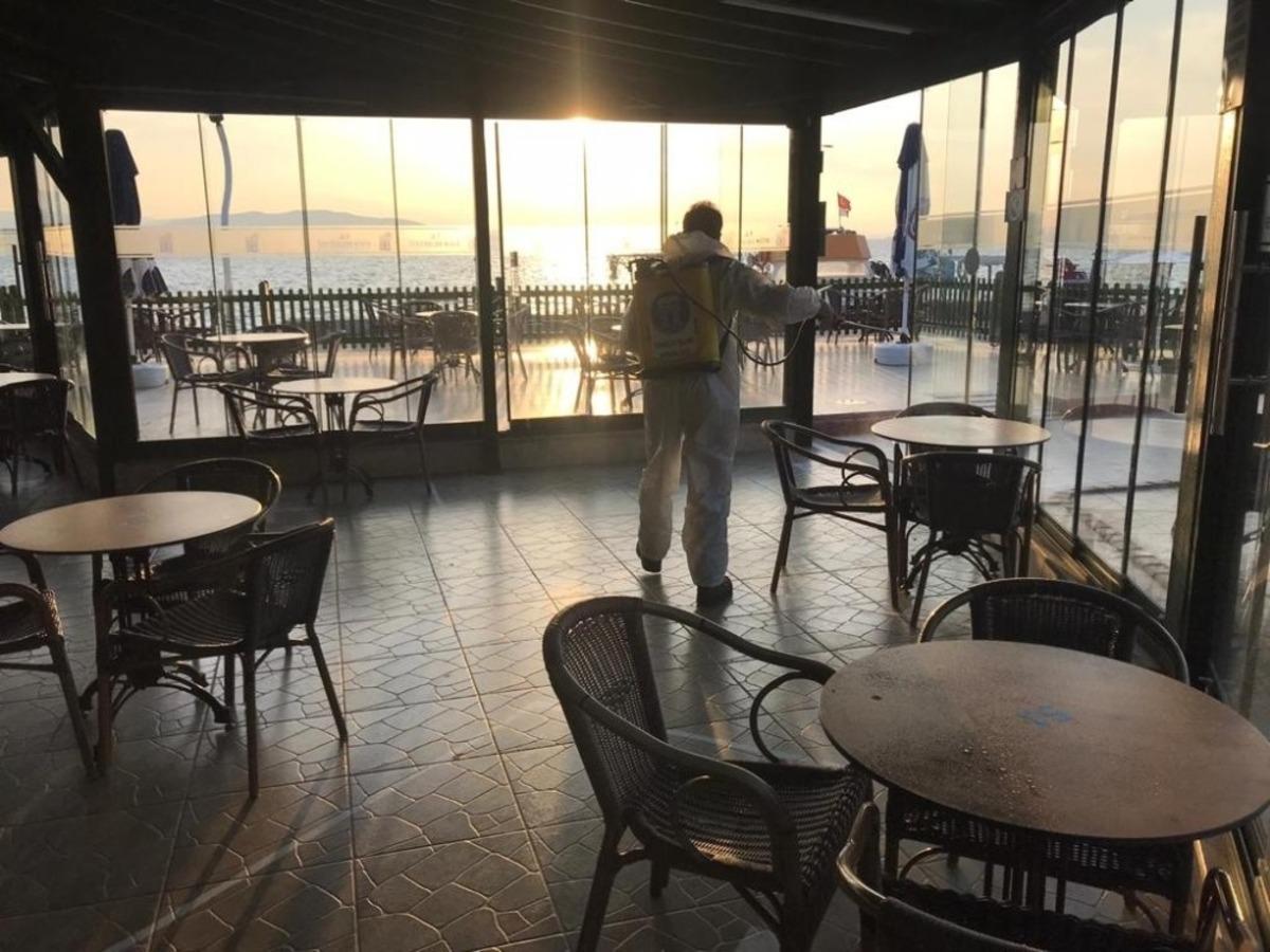 Didim&rsquo;de dezenfekten &ccedil;alışmaları devam ediyor