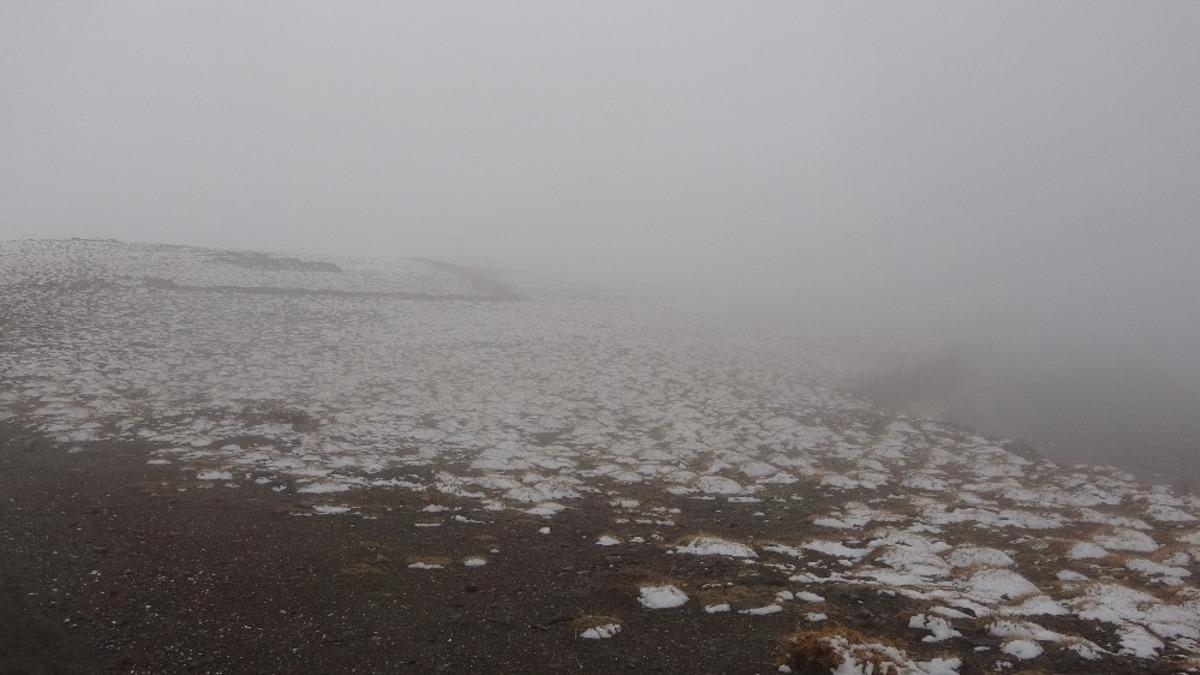 Muş&rsquo;ta yılın ilk karı yağdı