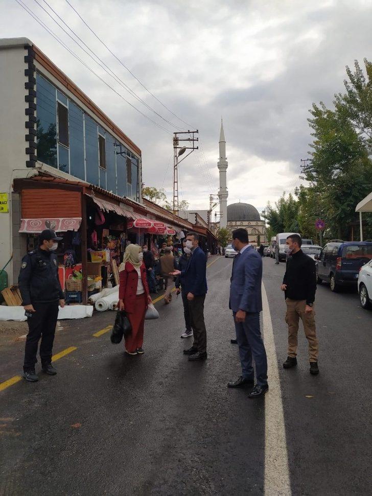 Dicle ve Eğil ilçelerinde korona virüs denetimleri yapıldı G5