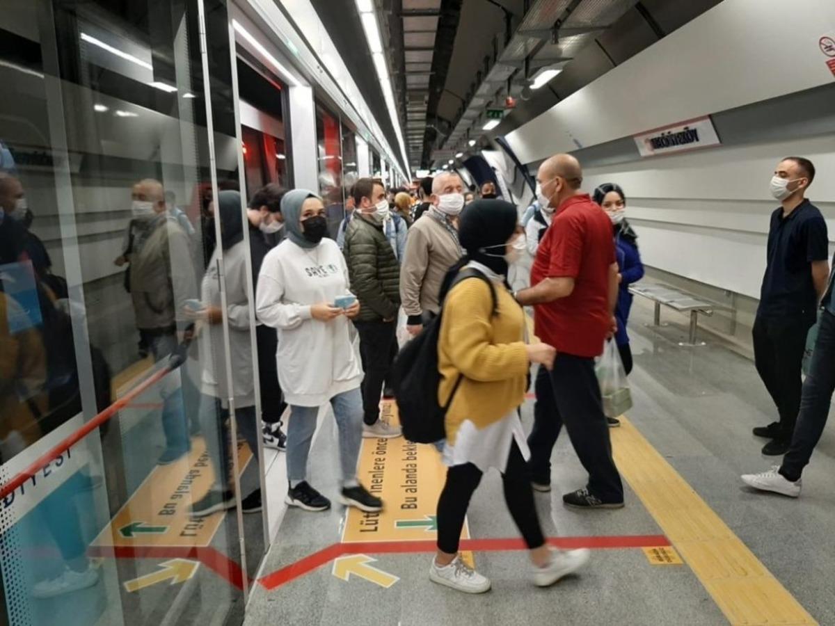 Mecidiyek&ouml;y-Mahmutbey Metrosu&rsquo;nda g&uuml;nl&uuml;k yolcu sayısı 80 bine ulaştı