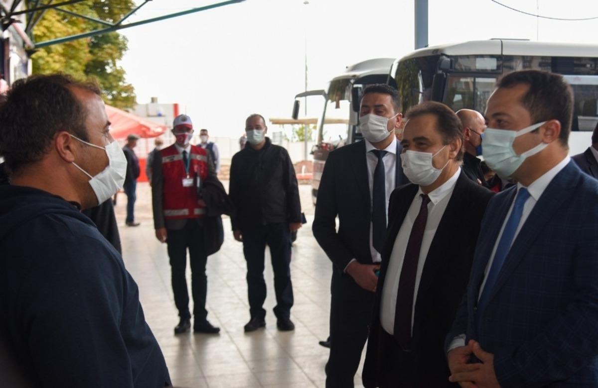 Belediye başkanından salgınla m&uuml;cadele denetimi