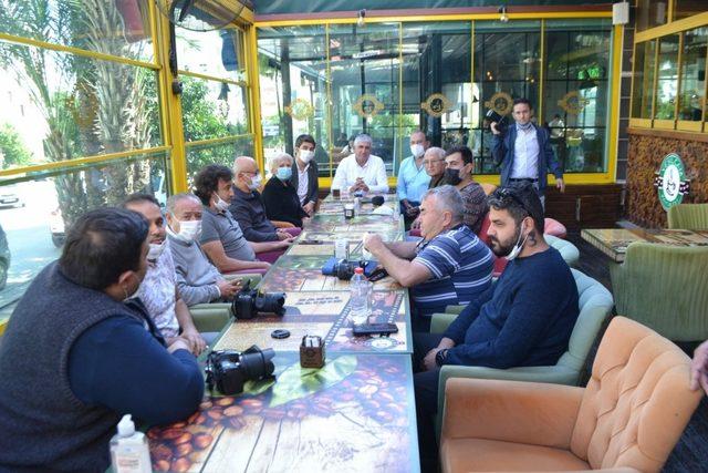 Gündeş, Anamur’da gazetecilerle buluştu