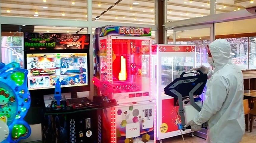 Sandıklı il&ccedil;esinde dezenfektan &ccedil;alışmaları devam ediyor