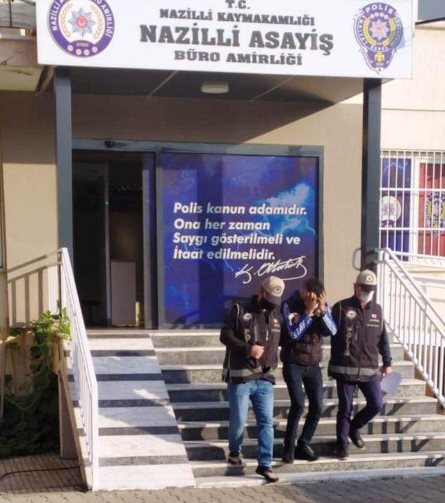 Nazilli’de sigara hırsızları yakalandı