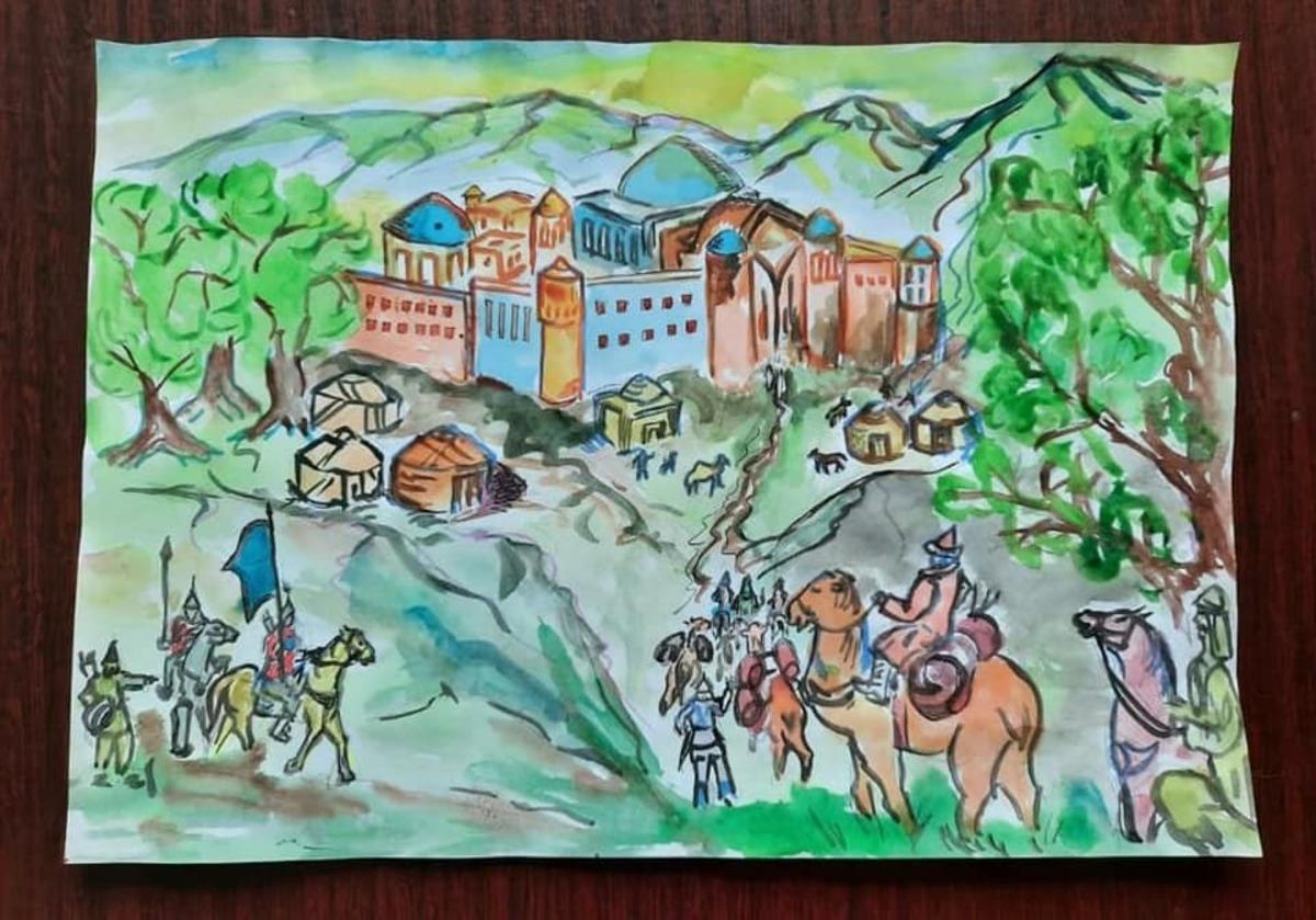 T&uuml;rk D&uuml;nyası kavramının oluşturduğu &ccedil;ağrışımları &ccedil;ocuklar resimledi