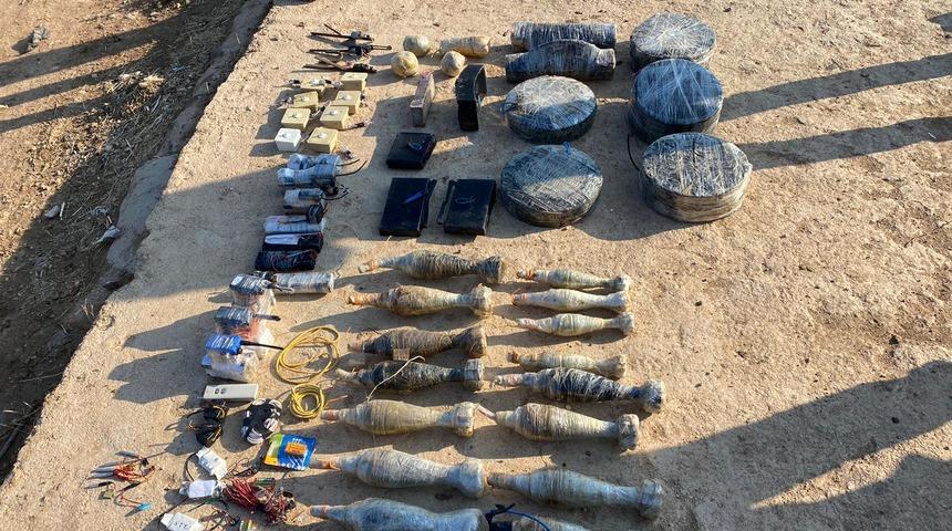 Resulayn'da PKK/YPG'ye ait cephanelik ele ge&ccedil;irildi