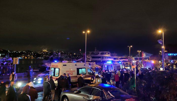Beşiktaş'ta feci kaza! Cadde savaş alanına döndü