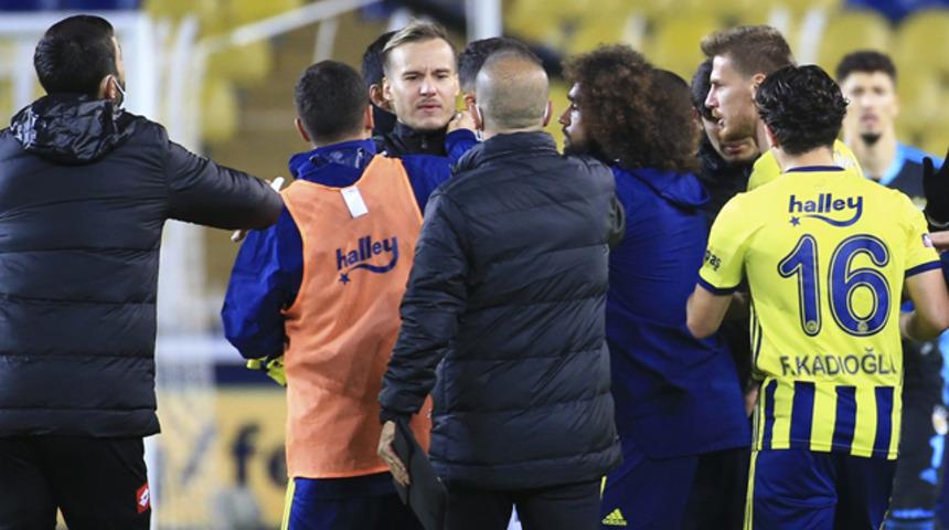 F.Bahçe - Konyaspor maçı sonrası futbolcular arasında arbede