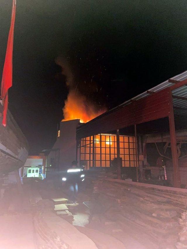 Bodrum’da işyeri yangını: 1 ölü