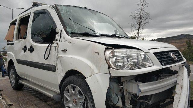 Samsun’da trafik kazası: 2 yaralı