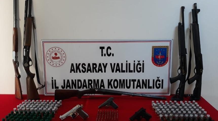 Aksaray&rsquo;da silah operasyonu