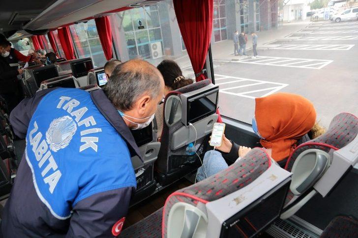 Şehirlerarası otobüs terminalinde HES kodu denetimi G2
