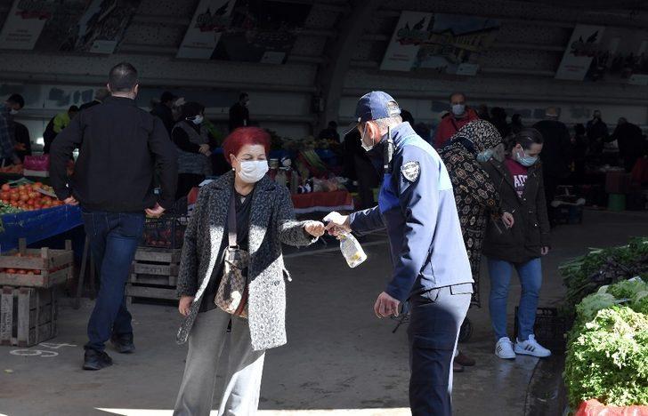 Bursa Çiftçi Pazarı tedbirde de örnek G3
