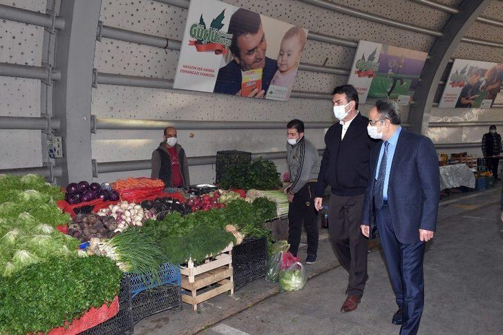 Bursa Çiftçi Pazarı tedbirde de örnek G5