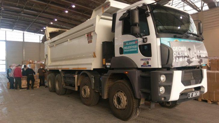 Alanya’nın yardımları İzmir’e ulaştı G3