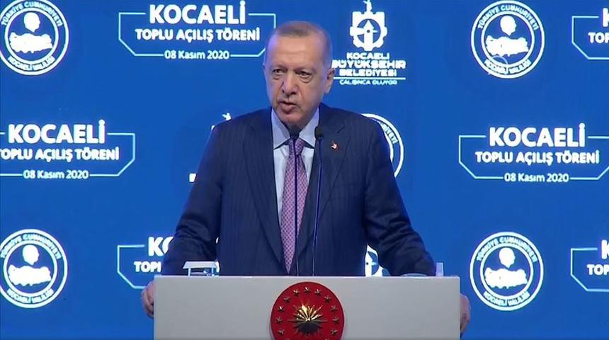 Cumhurbaşkanı Erdoğan'dan toplu açılış töreninde önemli mesajlar