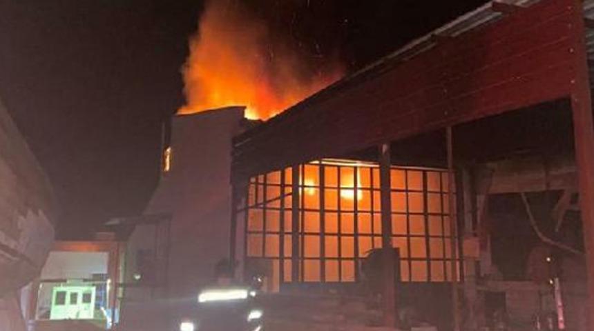 Muğla'da atölyede feci yangın! 1 işçi hayatını kaybetti