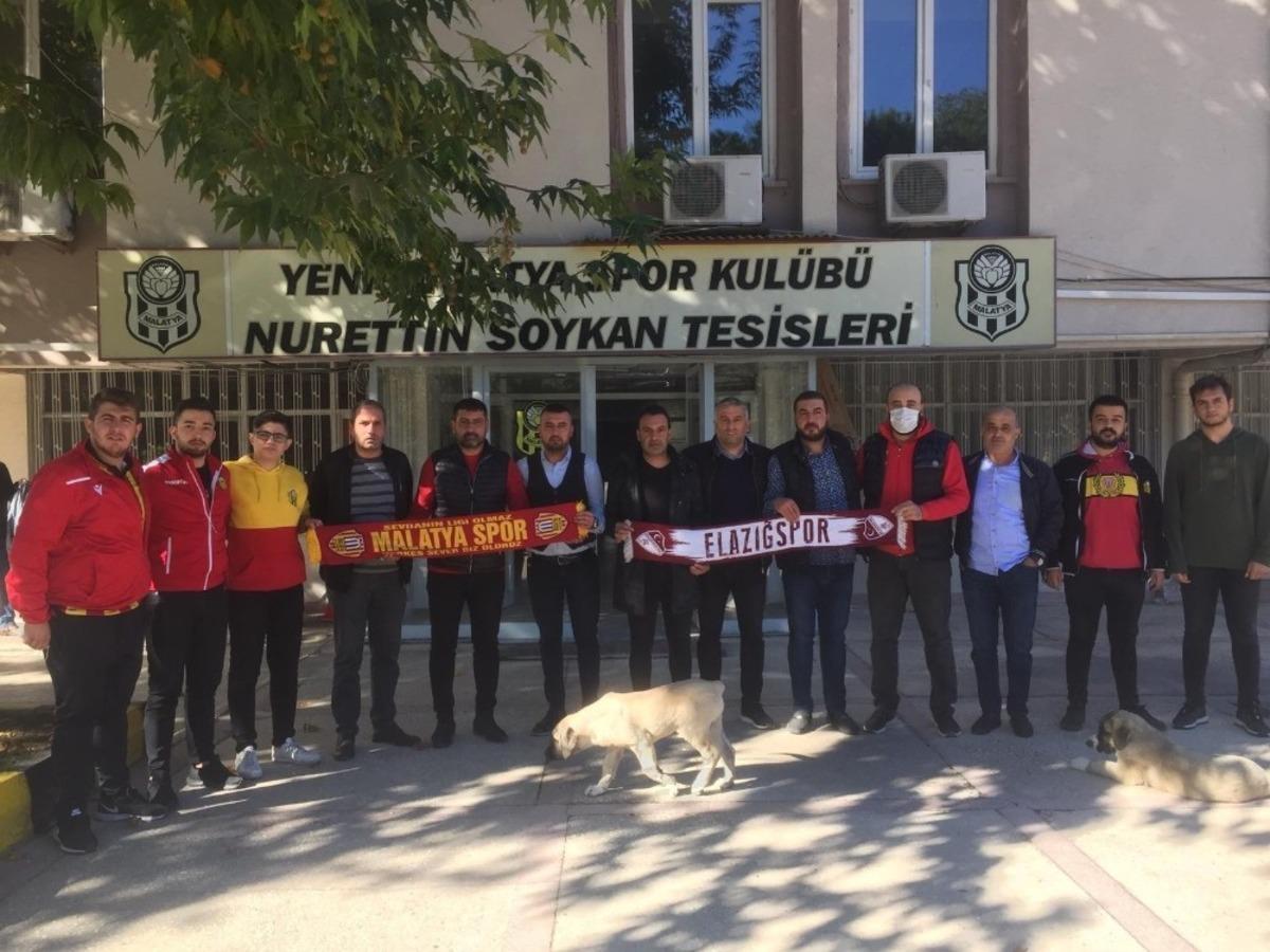 Elazığspor&rsquo;dan Yeni Malatayspor&rsquo;a destek ziyareti