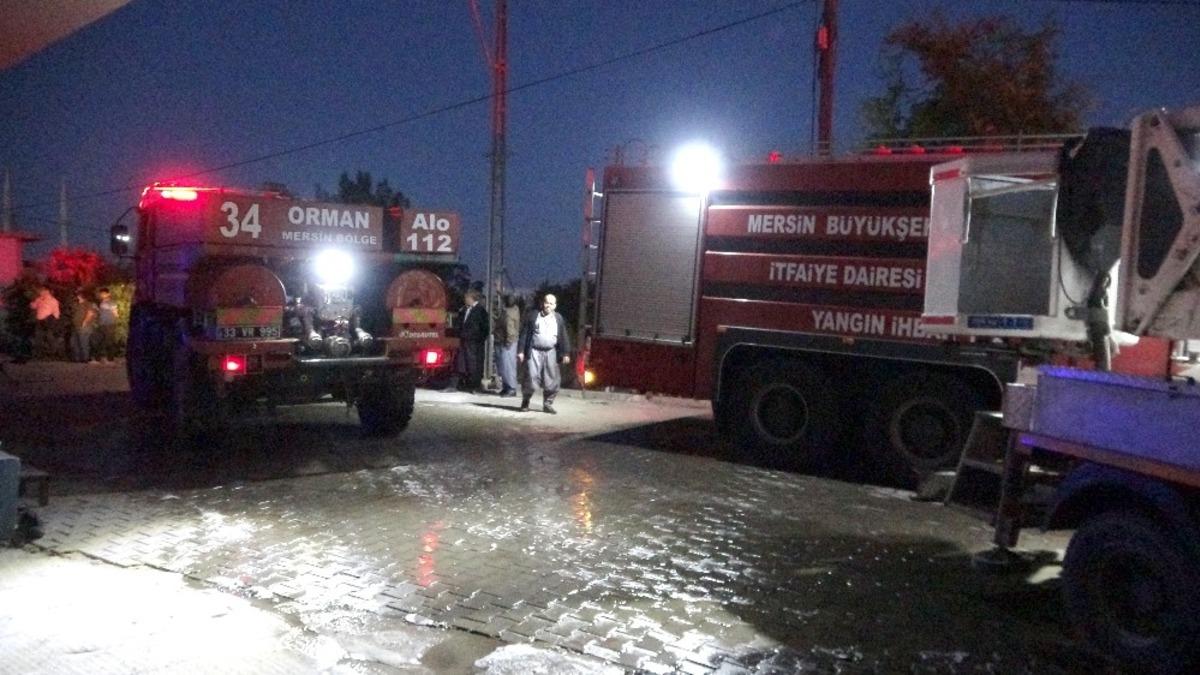 M&uuml;stakil evin deposunda &ccedil;ıkan yangın paniğe neden oldu