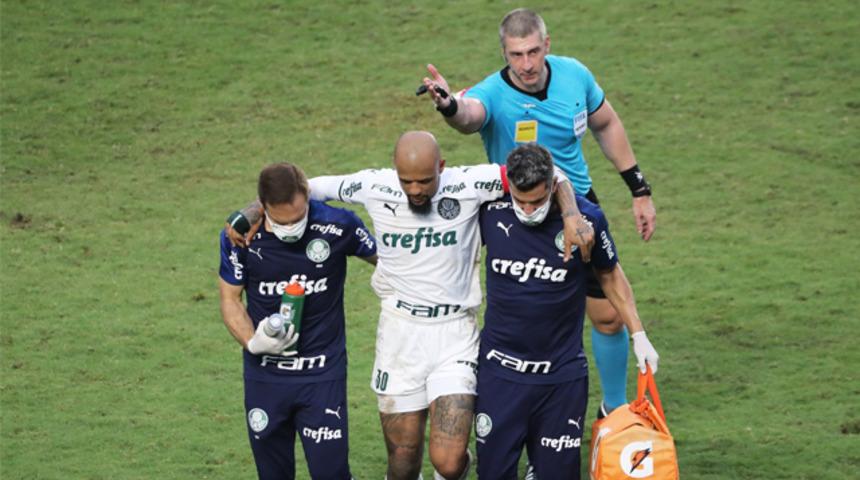 Palmeiras'ın Brezilyalı futbolcusu Felipe Melo 3-4 ay forma giyemeyecek