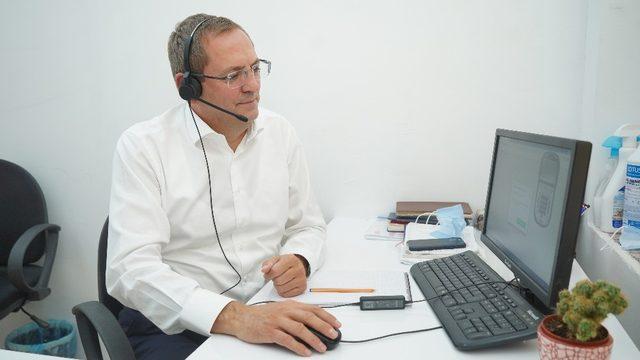 Başkan Ergin telefonda