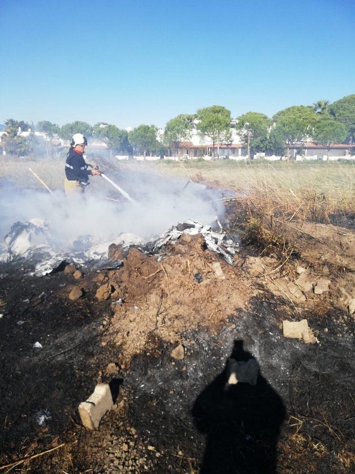 Burhaniye’de ot yangınları bitmiyor G2