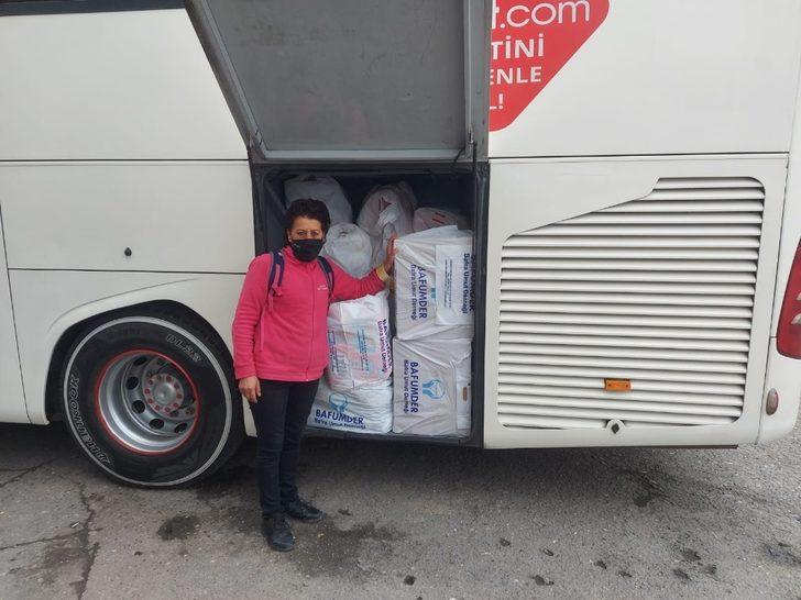 Bafra Umut Derneği’nden İzmir’e destek G3