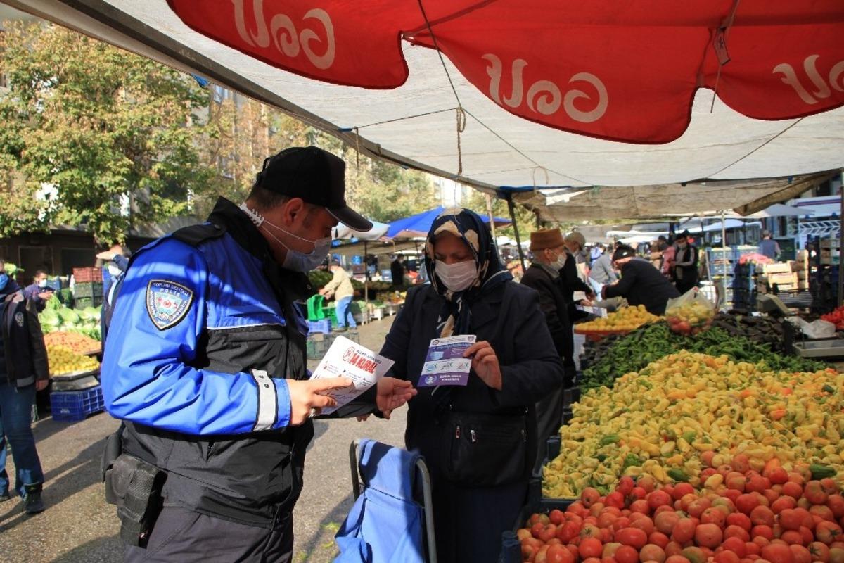Elazığ&rsquo;da polisten Covid-19 denetimi