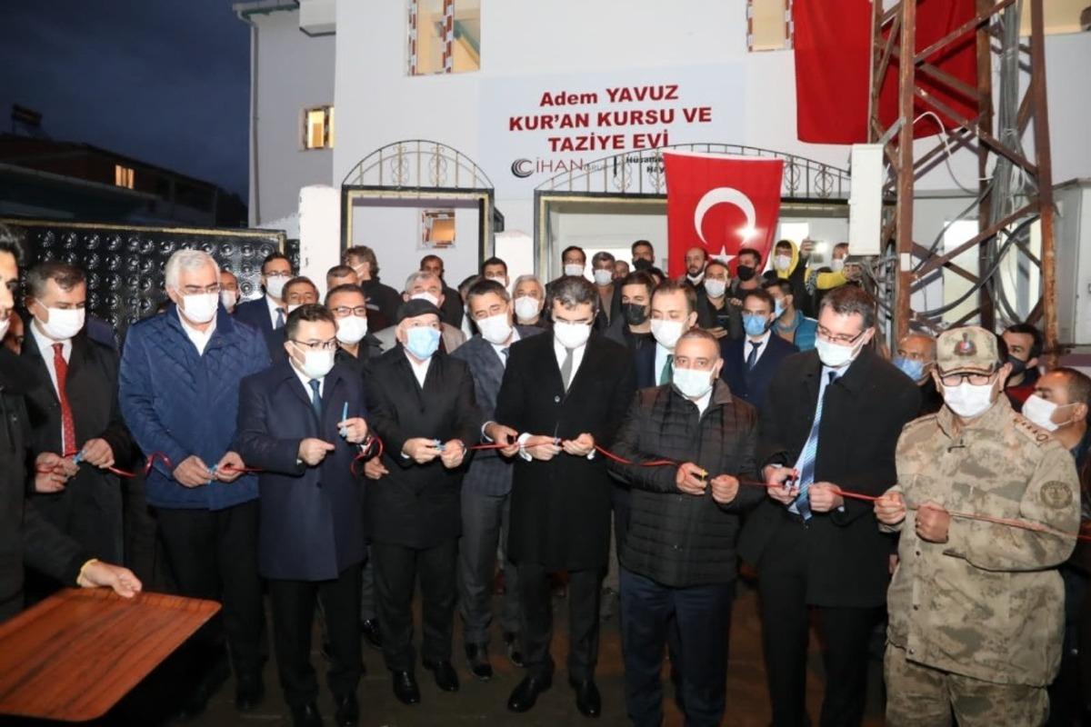 Erzurumlu iş adamı kaybettiği oğlu adına Kur&rsquo;an Kursu ve Taziye Evi yaptırdı