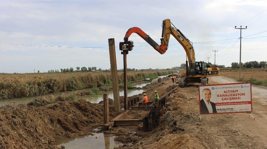 Manavgat Kanalizasyon Projesi&rsquo;nin 3&rsquo;te biri tamamlandı
