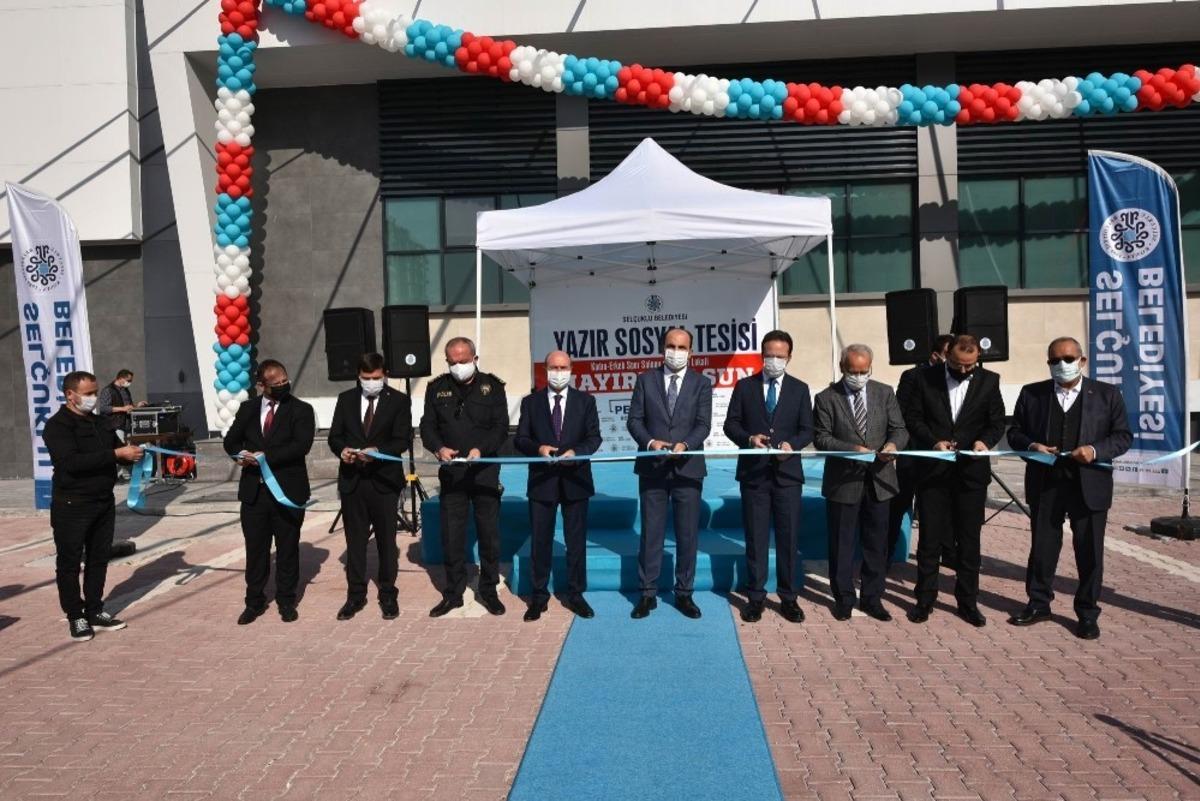 Sel&ccedil;uklu&rsquo;da Yazır Sosyal Tesisi t&ouml;renle a&ccedil;tı