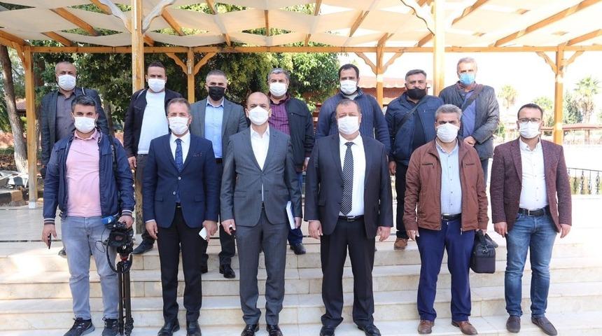 Başkanlar basın mensuplarıyla bir araya geldi