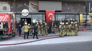 Esenler'de atış poligonunda korkutan yangın