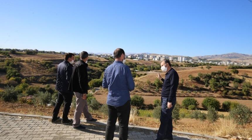 Küme Evler bölgesine kilitli parke taşı