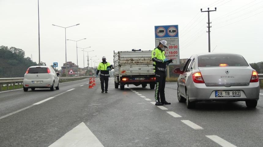 Ordu&rsquo;da en &ccedil;ok trafik cezası hız sınırından