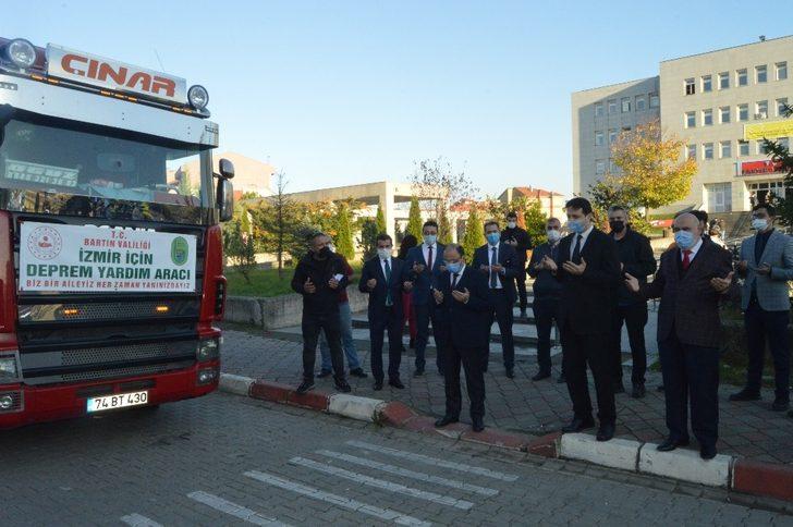 Bartın’dan İzmir’e yardım tırı G2
