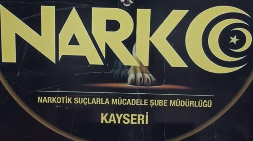 Kayseri’de uyuşturucu operasyonu: 1 gözaltı