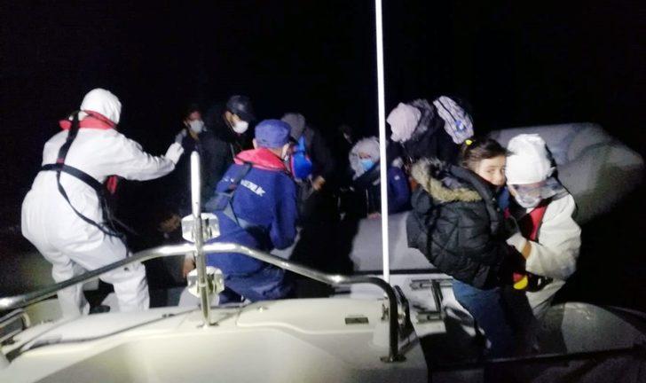 22 düzensiz göçmen kurtarıldı G4
