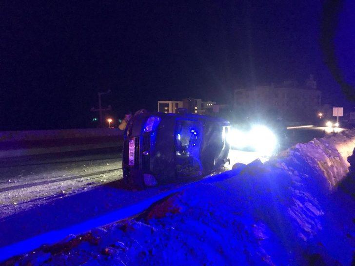 Kuşadası’nda domuza çarpan araç takla attı, 1 yaralı G2